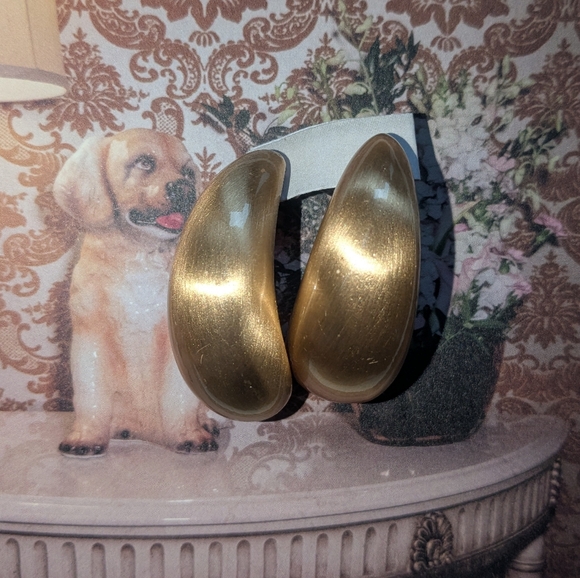 Gold Glam Chunky earrings - Picture 4 of 5